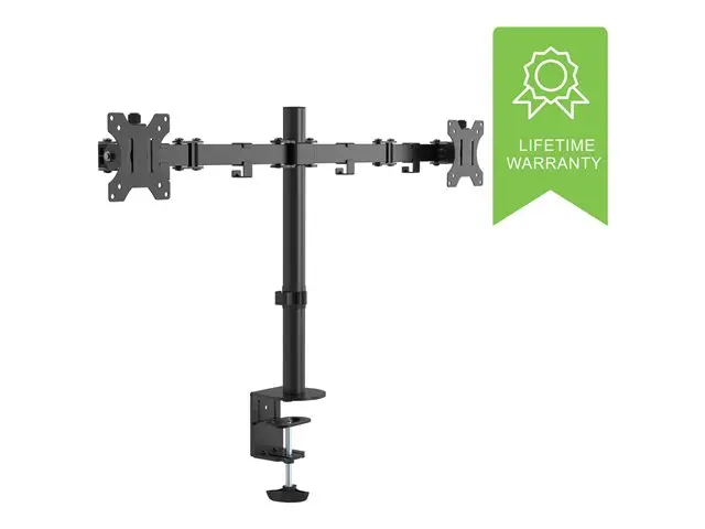[4740219000007] VISION Monitor Dual Desk Post Mount