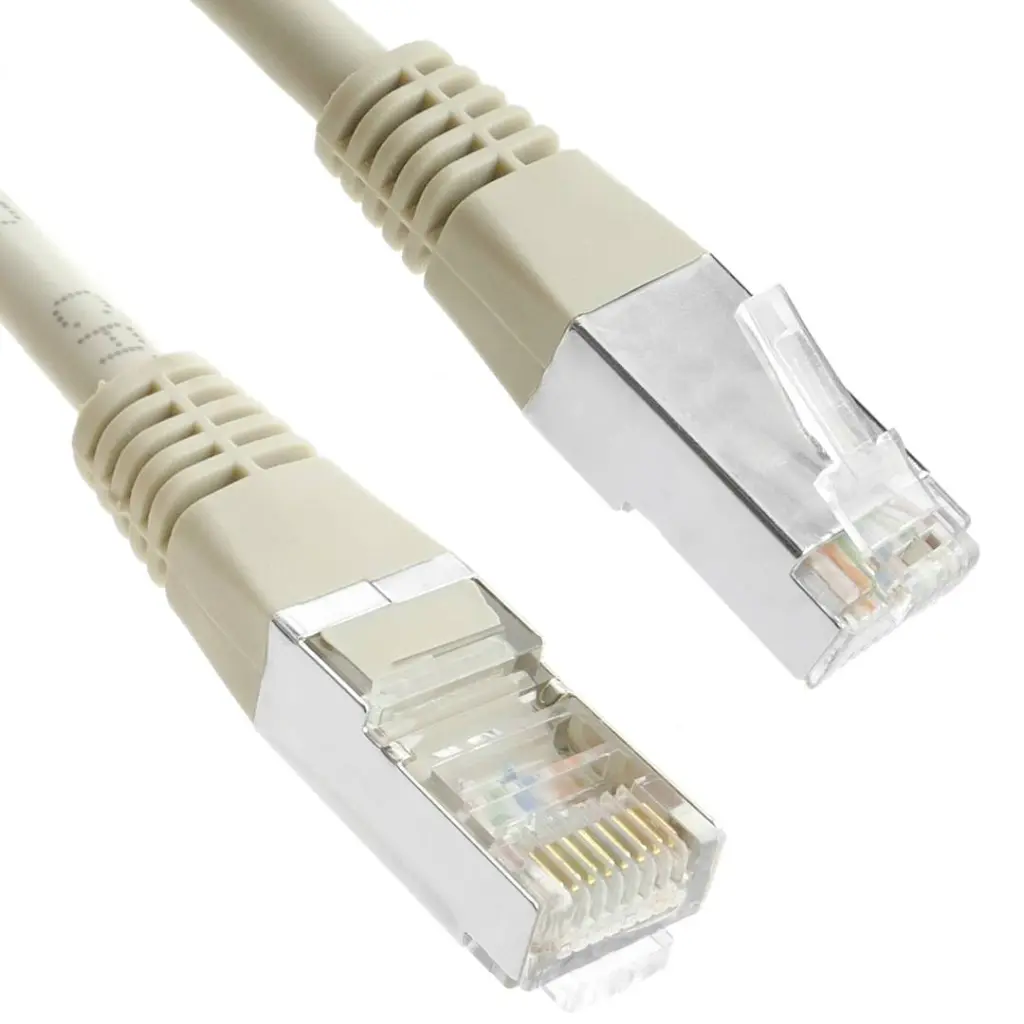 [RU052] Cable de red ethernet Cat. 6 FTP de 0,5 m de color gris